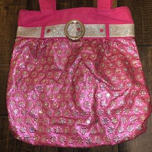 Pink & Silver shoulder bag